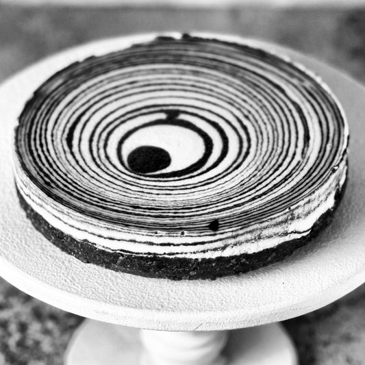 Zebra Vegan Cheesecake