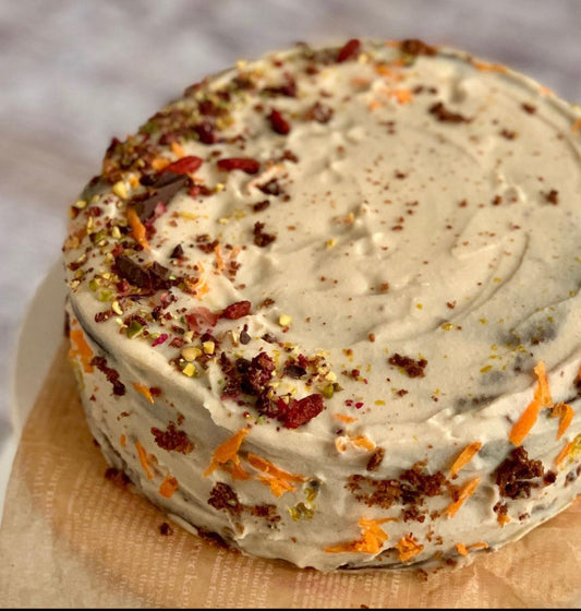 Gluten-free Low FODMAP carrot and orange cake