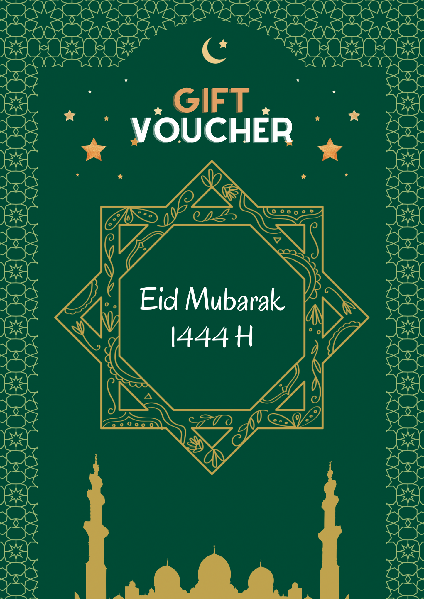 Eid Mubarak Gift Voucher
