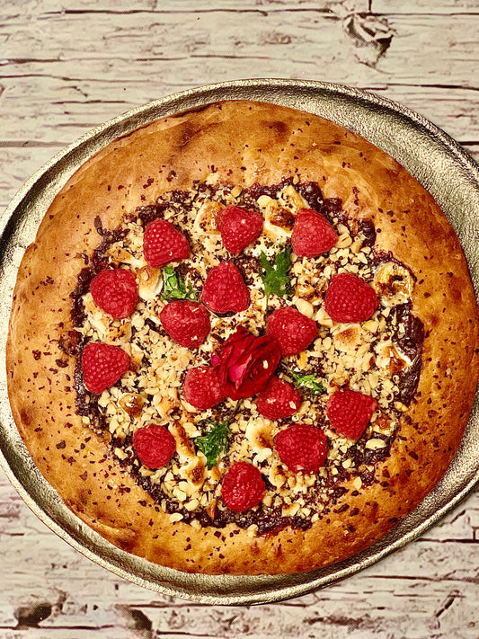 Keto Chocolate Avocado pizza