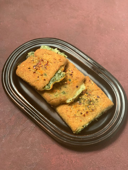 Gluten-free Keto Garlic ciabatta bread