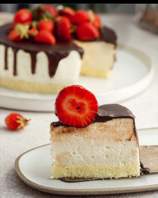 Low calorie High Protein “Bird’s milk” Cake