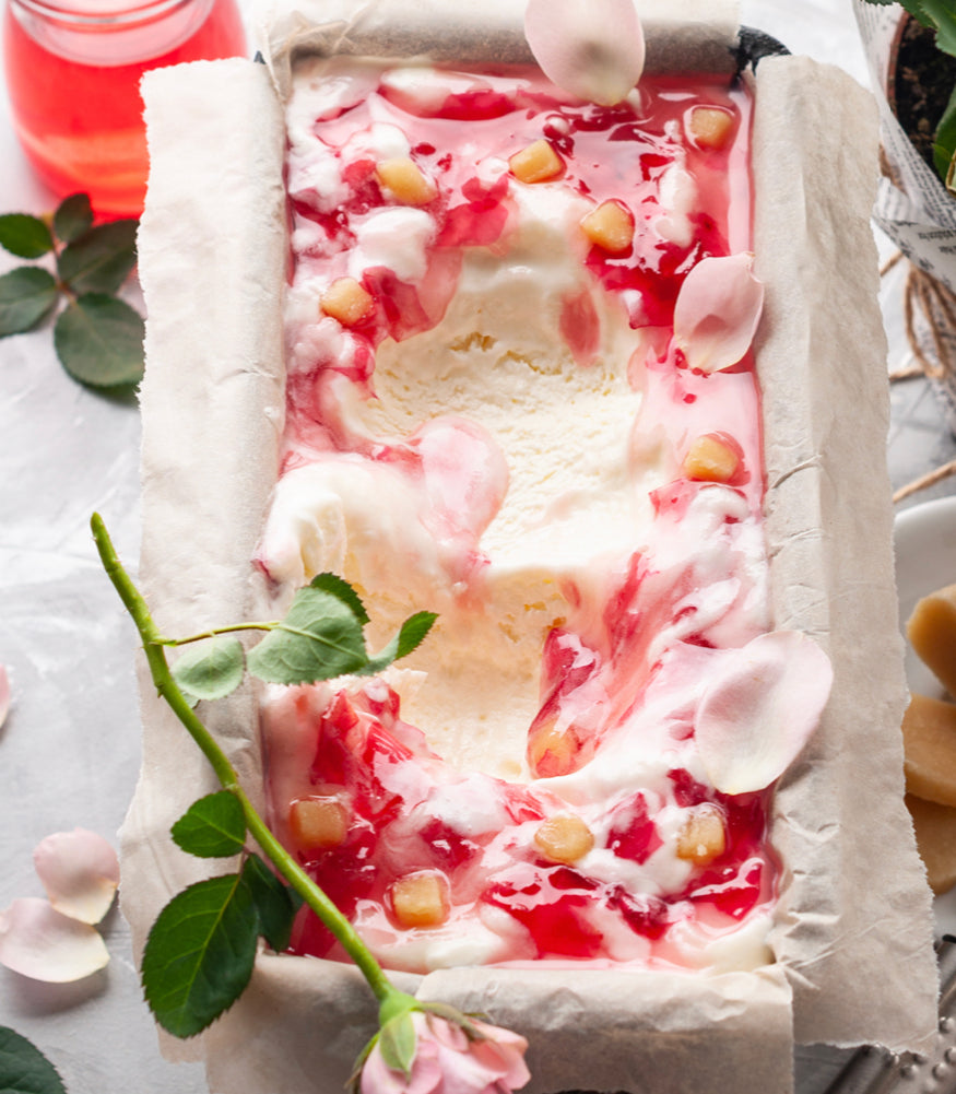 Keto Rose Ice cream