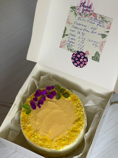 Keto Triple Lemon Cake