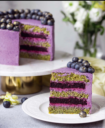 Low calorie/high protein Blueberry Matcha