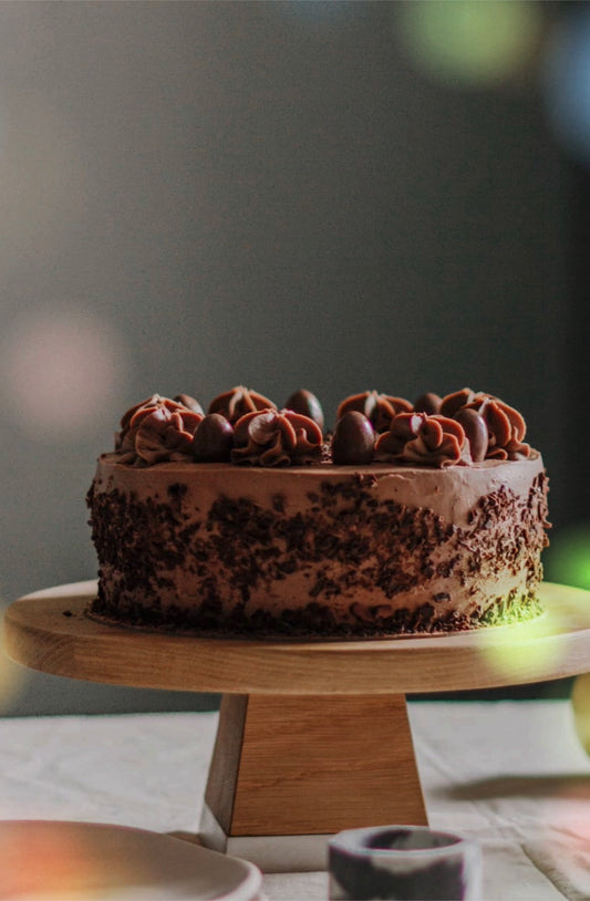 Gluten-free Vegan Chocolate Strawberry Cake