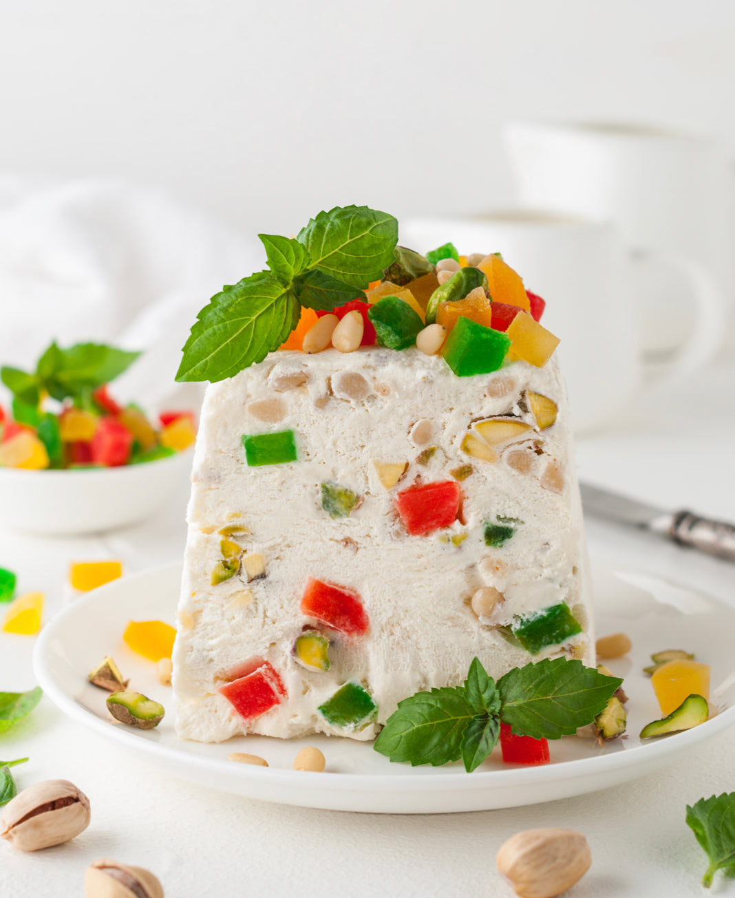 0 Sugar Vegan Semifreddo Ice Cream Cake