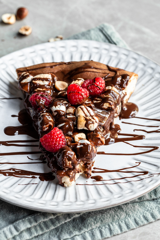 Keto Chocolate Avocado pizza