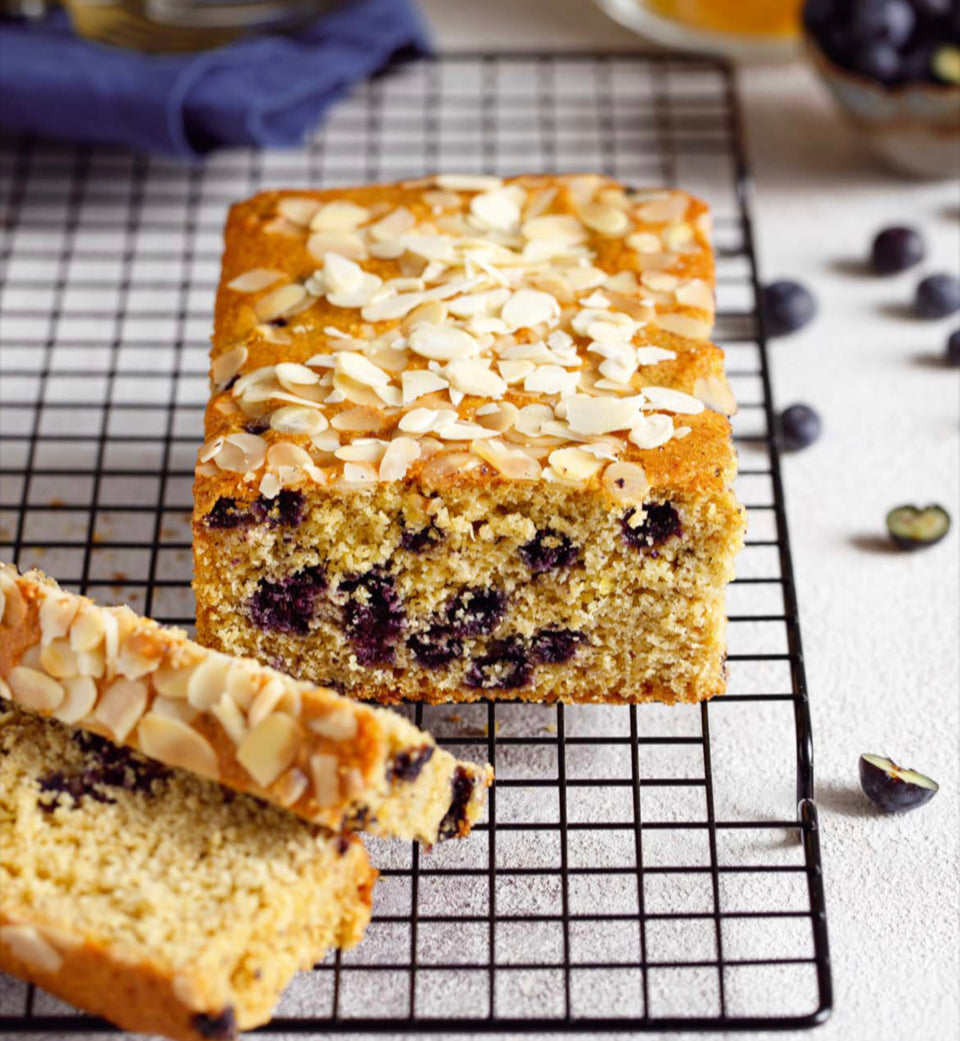 Keto Lemon Blueberries Pond Cake