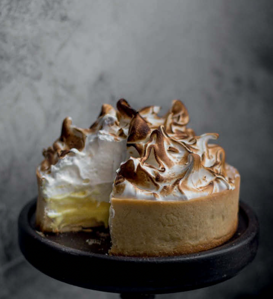 Keto lemon meringue pie