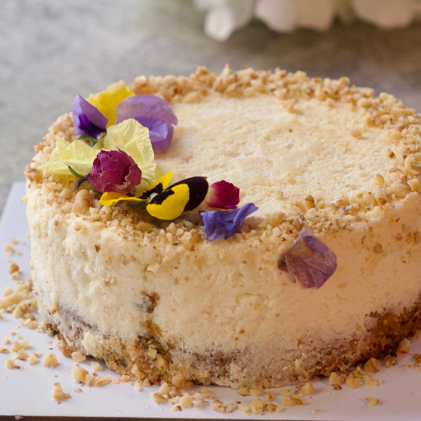 Low calorie/ high Protein Carrot Cheesecake