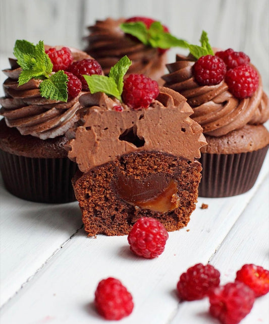 Gluten-free Chocolate Salter Caramel Cupcakes
